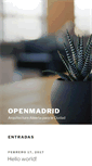 Mobile Screenshot of openmadrid.org